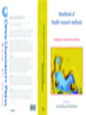 cover image of Handbook of Health Research Methods